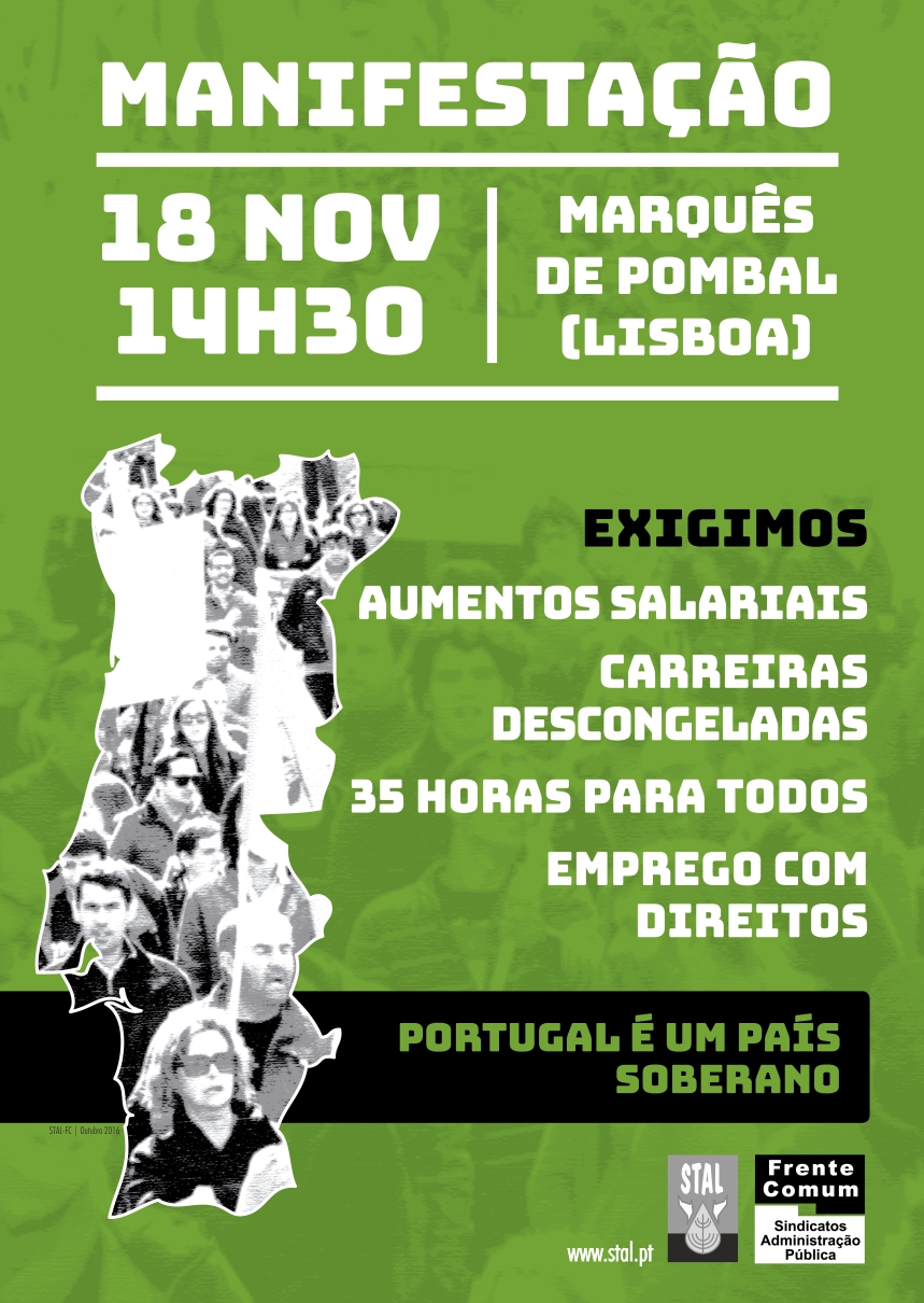 161031 Manifestação18Novembro Cartaz 25c72