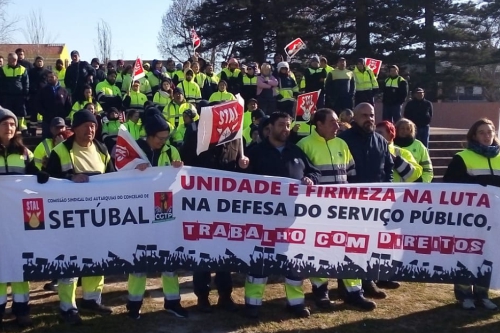 Protesto dos Trabalhadores das autarquias de Setubal 01Fev2023 e84c2